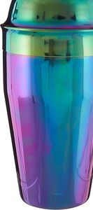 Coctelera metálica con acabado brillante arcoíris para fiestas, precio al por mayor - Product Image 4