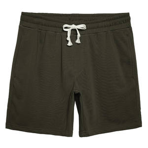 Pantalones cortos unisex de 280 GSM, 100% algodón, color sólido, con posibilidad de imprimir logotipo, para verano, gimnasio, actividades al aire libre, para hombre, con bolsillos. - Product Image 1