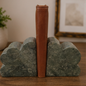 Sujetalibros de Piedra Hecho a Mano con Forma de Nube Tallada, Escultura Decorativa para Decoración del Hogar - Product Image 2