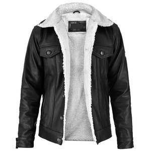 เสื้อแจ็คเก็ตหนังเชอร์ปา - เสื้อแจ็คเก็ตหนังขนสัตว์ - Product Image 1