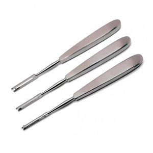 Osteotome manuel latéral en acier inoxydable de 3 mm, ciseau à os chirurgical gauche/droit, instruments orthopédiques et dentaires de précision - Product Image 4