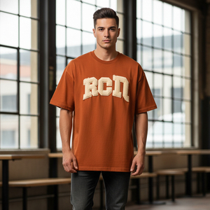Camiseta Oversize Lisa para Hombre al por Mayor, 100% Algodón de Alta Calidad, Peso Pesado, Estilo Gimnasio, Hombro Caído, Streetwear - Product Image 5