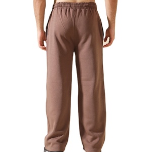 Pantalon décontracté ample pour homme, coupe droite, tissu respirant et doux, taille élastique, confortable pour tous les jours - Product Image 4