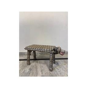 Table basse en bois artisanale en forme d'animal, motif tigre, peinte à la main, table d'appoint décorative, meuble pour salon - Product Image 1