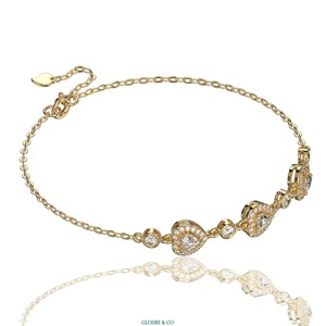 Bracelet en Moissanite Cœur pour Usage Quotidien 4,5 mm (Certifié GRA) Glosbe & Co GRA Rond Synthétique (Fabriqué en Laboratoire) Argent - Product Image 4