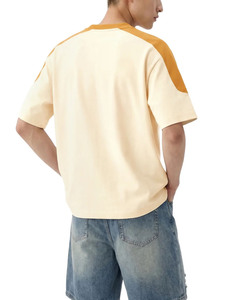 T-shirt oversize, t-shirt color block, t-shirt streetwear, t-shirt à épaules tombantes, chemise oversize unisexe, mode minimaliste, haute qualité - Product Image 5