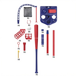 Set de Béisbol BURAQ MMA SPORTS para Niños, Set de Entrenamiento de Béisbol con Bate y Lanzador Automático, para Edades de 8 a 13 Años, Juguete de Plástico EVA - Product Image 4