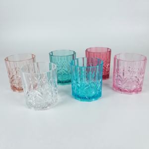 13 oz Shatterproof Crystal Cut Plastic <b>Whiskey</b> Wine <b>Glass</b> Drinking <b>Tumbler</b> - Product Image 3