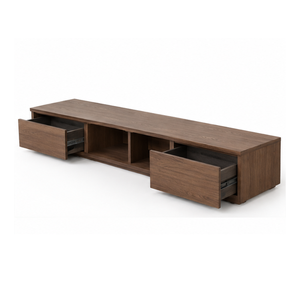 Aparador de Madera de Teca Sólida, Mueble para TV, Mesa Consola Moderna con Almacenamiento, Mueble de Salón con Cajones para Hotel, Hogar e Interiores - Product Image 3