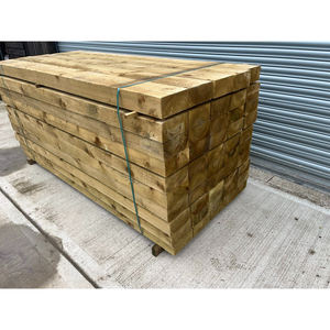 Entretoises de voie ferrée en bois scié et structurel, conçues avec précision, pour le soutien et la stabilité des voies. - Product Image 3