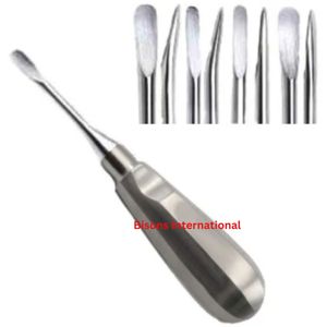 Bisons ชุดลิฟต์หรูหราแบบแมนนวลเครื่องมือผ่าตัดถอนฟัน7ชิ้น - Product Image 2