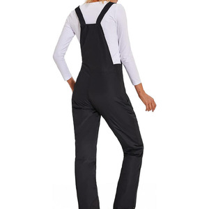 Mono negro de poliéster con aislamiento sintético, cierre de cremallera, overol de longitud completa, absorbe el sudor y lo aleja de tu piel. - Product Image 2