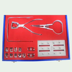 Premium Dental Rubber Dam Kit with Stainless Steel Isolation Instruments Rubber Dam <b>Frame</b> Punch <b>Clamp</b> Forceps Assorted <b>Clamps</b> - Product Image 2