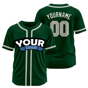 Camiseta de Béisbol Personalizada con Botones, 100% Poliéster, en Oferta - Product Image 4