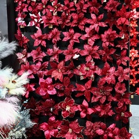 Décorations florales de Noël en gros, arrangements de fleurs de Noël artificielles