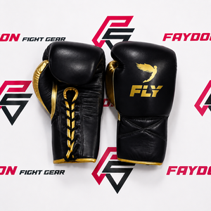 Guantes de Boxeo Profesionales Naranja Dorado Personalizados al por Mayor, con Logotipo Personalizado, OEM ODM, para Adultos, los Más Vendidos - Product Image 2