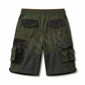 Pantalones cortos cargo de color sólido de alta calidad en venta, pantalones cortos cargo para hombre de marca privada, pantalones cortos cargo para hombre con MOQ bajo - Product Image 2