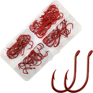 Señuelo de Pesca de Alta Calidad de Acero Inoxidable y Acero al Carbono para Pesca de Trucha en Río, Colores Luminosos Brillantes, Anzuelos Dobles para Jigging - Product Image 3