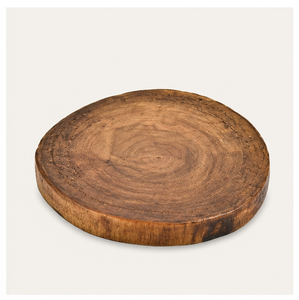 Handcrafted Natural Teak Wood Coasters With Bark Edge Eco-Friendly Rustic <b>Log</b> Slices <b>For</b> Coffee & Tea Durable & Heat-Resistant - Product Image 2