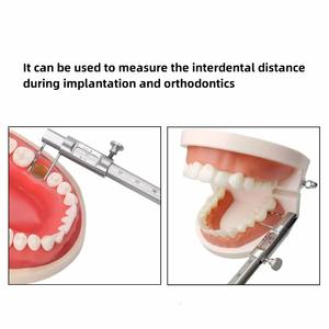 Calibre coulissant orthodontique - Outil de mesure pour implants dentaires avec double échelle de 0 à 80 mm pour une dentisterie de précision - Product Image 2