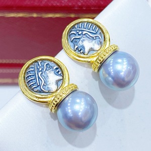 ต่างหูมุกอะโกย่าทรงหยดน้ำ 8-8.5 มม. รุ่น Heavenly Maiden Radiant Sea Water ของขวัญสุดพิเศษ ความสว่างระดับยักษ์ ดีไซน์เรียบหรู - Product Image 4
