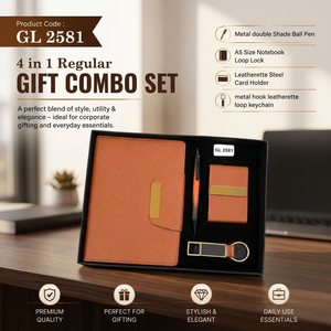 Luxury Executive Gift Box With A5 Notebook Magnetic Roller Pen <b>Card</b> <b>Holder</b> And <b>Key</b> Ring For Employees Clients And Business Event - Product Image 2