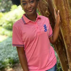 Polo pour femmes Jack and Jill, logo brodé personnalisé, manches courtes, coton, chemise de golf, vêtements décontractés, fabrication OEM, vente en gros - Product Image 3