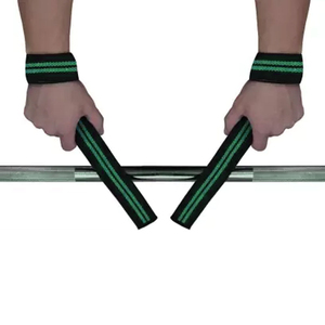 Sangles de musculation longues en coton avec boucle sécurisée pour une force de traction accrue lors des séances d'entraînement en salle de sport au quotidien - Product Image 3