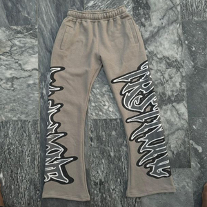 Conjuntos Deportivos Personalizados de Dos Piezas para Hombre, de Invierno, Gruesos, Ecológicos, Mezcla de Poliéster/Algodón, Sudaderas con Capucha y Cordón Ajustable, Impresión Serigrafiada - Product Image 3