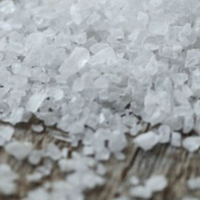 Coarse White Sea Salt Crystals for Cooking and Culinary Seasoning, Natural Edible Salt Ingredient