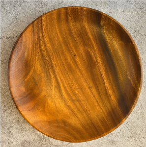 Assiettes en bois naturel artisanales – Nouveautés à prix abordable pour snacks, pâtisseries et charcuterie - Product Image 5