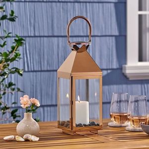 Contemporary Tlt Collection Handmade Durable Natural Iron Wedding <b>Lanterns</b> and Candle Holders - Product Image 6