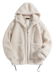 Chaquetas Personalizadas de Alta Calidad con Cierre de Cremallera, Forradas con Piel de Oveja, Transpirables, para Mujer, Estilo Casual, Manga Larga - Product Image 4