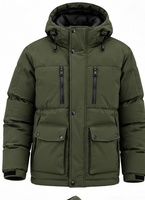 Veste matelassée pour homme entièrement personnalisée, style tendance, premium, hiver, chaude, de haute qualité, avec capuche et fermeture éclair.