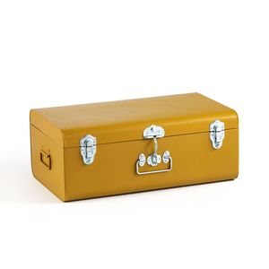 <b>Large</b> Capacity Iron <b>Trunk</b> Metal <b>Storage</b> Chest For Clothes Documents Tools Equipment And Household Organization - Product Image 3