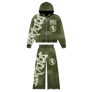 Nouveauté, survêtement unisexe personnalisé, écologique, 100% coton, léger, de haute qualité, décontracté, pour l'extérieur - Product Image 4