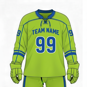 Jersey de Hockey sobre Hielo Personalizado al por Mayor OEM |   Uniformes de Hockey sobre Hielo Transpirables de Malla con Logotipo Personalizado, Fabricante de Uniformes de Hockey sobre Hielo OEM - Product Image 5