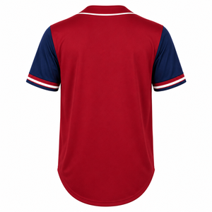 Maillot de baseball OEM/ODM à manches courtes en polyester 100 % à séchage rapide, imprimé par transfert thermique, pour le sport et le softball – Vente chaude - Product Image 2