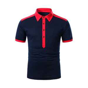 เสื้อเชิ้ตผู้ชาย ผ้าโพลีเอสเตอร์ผสมฝ้าย ระบายอากาศ แห้งเร็ว แขนสั้น ลายเรียบ สำหรับใส่ทำงานหรือลำลอง ผู้ผลิต - Product Image 3