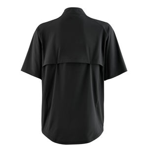 Chaqueta de béisbol de manga corta con cuello alto y cremallera, transpirable, con logo personalizado, para equipos deportivos de bateo, para hombre. - Product Image 2