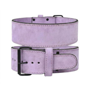 Customizable Professional Breathable Cowhide Weight Lifting <b>Belt</b> Adjustable Buckle Back Waist Support Eco-Friendly Unisex - Product Image 2