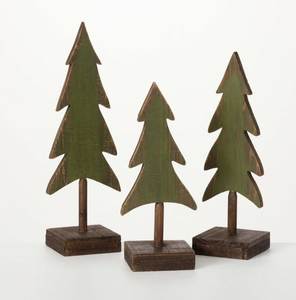 Natural <b>Wooden</b> <b>Christmas</b> <b>Tree</b> Handmade Rustic Tabletop <b>Christmas</b> Decoration for Home Living Room Office Holiday Party - Product Image 3