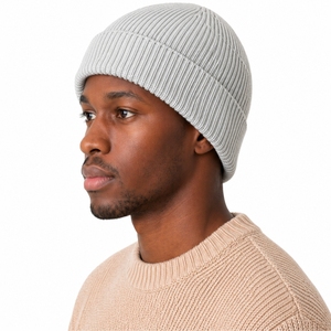 Unisex Custom Color Knit <b>Beanie</b> Cap Soft Warm Winter Hat Stretchable Casual Outdoor <b>Wool</b> Feel Comfortable Headwear Cozy Wear - Product Image 4