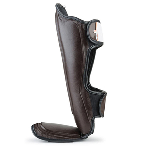 Nouvel Arrivage 2026 Protège-tibias en Cuir Personnalisés pour Boxe, Protège-jambes MMA, Protège-pieds Taekwondo, Protège-tibias Muay Thai Kickboxing - Product Image 2