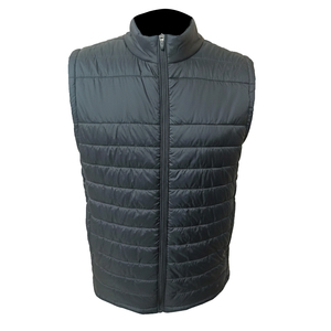 เสื้อกั๊กคุณภาพสูง น้ำหนักเบา ทรงบับเบิ้ล ผลิตจากโพลีเอสเตอร์ 100% ไม่มีแขนเสื้อ บุด้วยใยสังเคราะห์ 150 กรัม พร้อมซิปที่กระเป๋าและด้านหน้า - Product Image 1