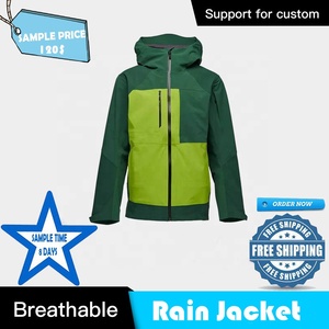 Chaqueta Cortavientos Unisex Reversible de Tejido Softshell con Cremallera, Impermeable, Transpirable, de Secado Rápido y con Capucha para Actividades al Aire Libre - Product Image 4