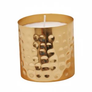 Support de bougie martelé en acier inoxydable argenté poli de qualité supérieure, récipient décoratif unique en métal pour bougies votives, décoration intérieure, Pâques - Product Image 2