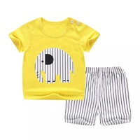 Ensemble de vêtements pour enfants en coton biologique respirant à séchage rapide, 2 pièces, unisexe, pour filles et garçons, imprimé lettres, manches courtes, shorts