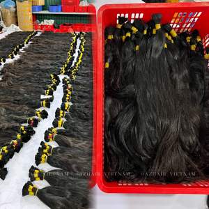 Extensions de cheveux raides en vrac non transformés de donneur brut 100% cheveux humains bruts alignés sur les cuticules vietnamiennes qualité supérieure en Stock - Product Image 3
