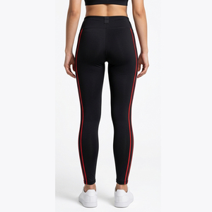 Leggings de yoga taille haute, longueur intégrale, en Spandex/Nylon, extensibles, respirants, antibactériens, écologiques, pour l'entraînement - Product Image 2